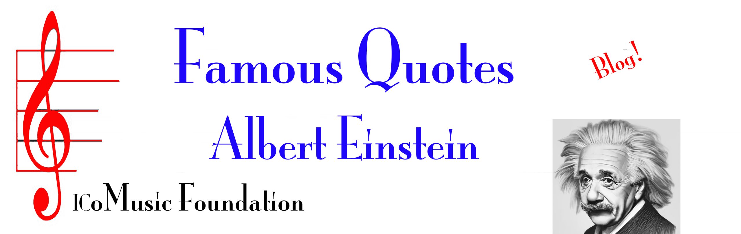 Albert Einstein Blog Banner
