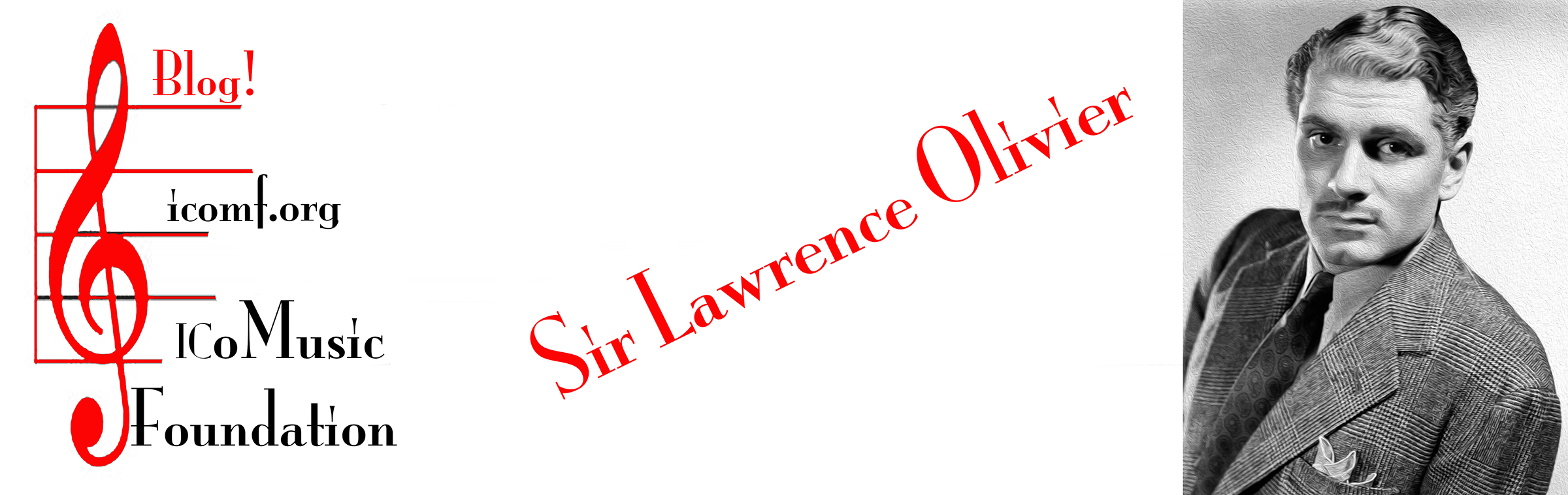 Sir Lawrence Olivier blog banner