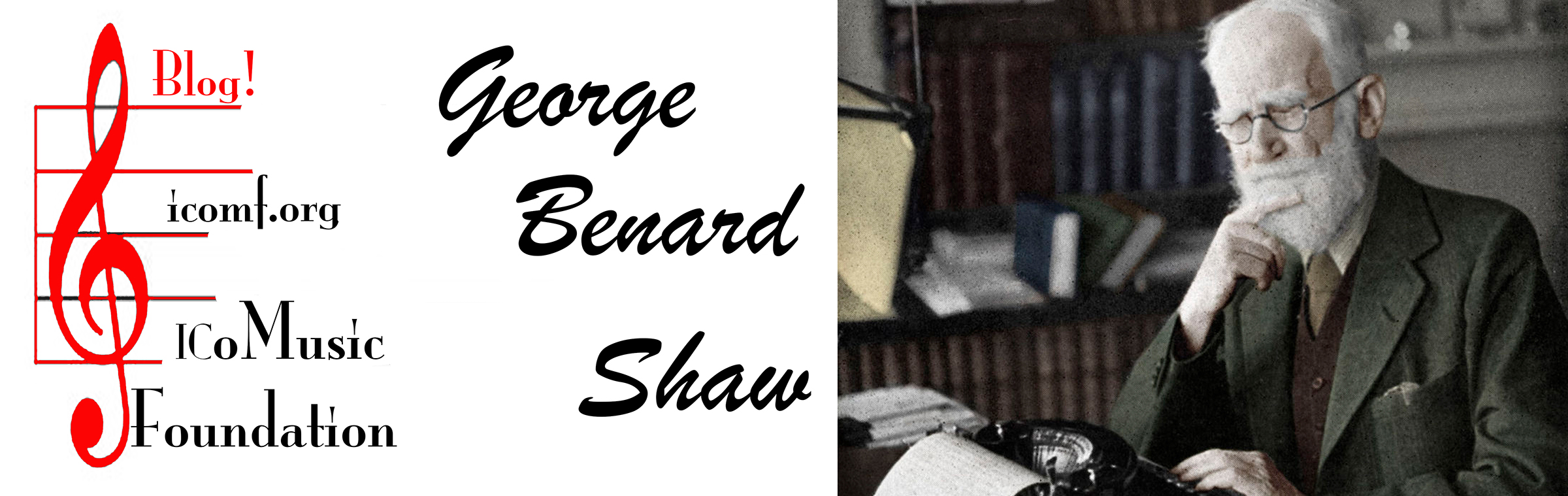 George Benard Shaw Blog Banner