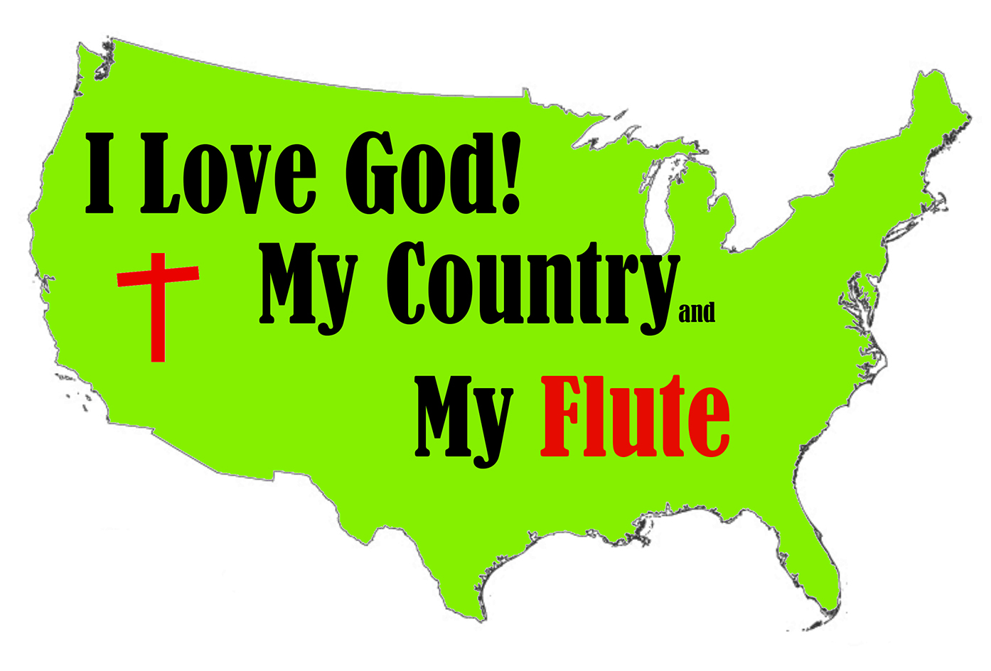 O Love God My Country and My Flute