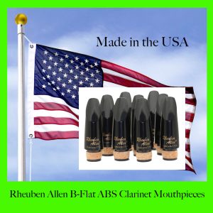 Rheuben Allen ABS Clarinet mouthpiece made in the USA